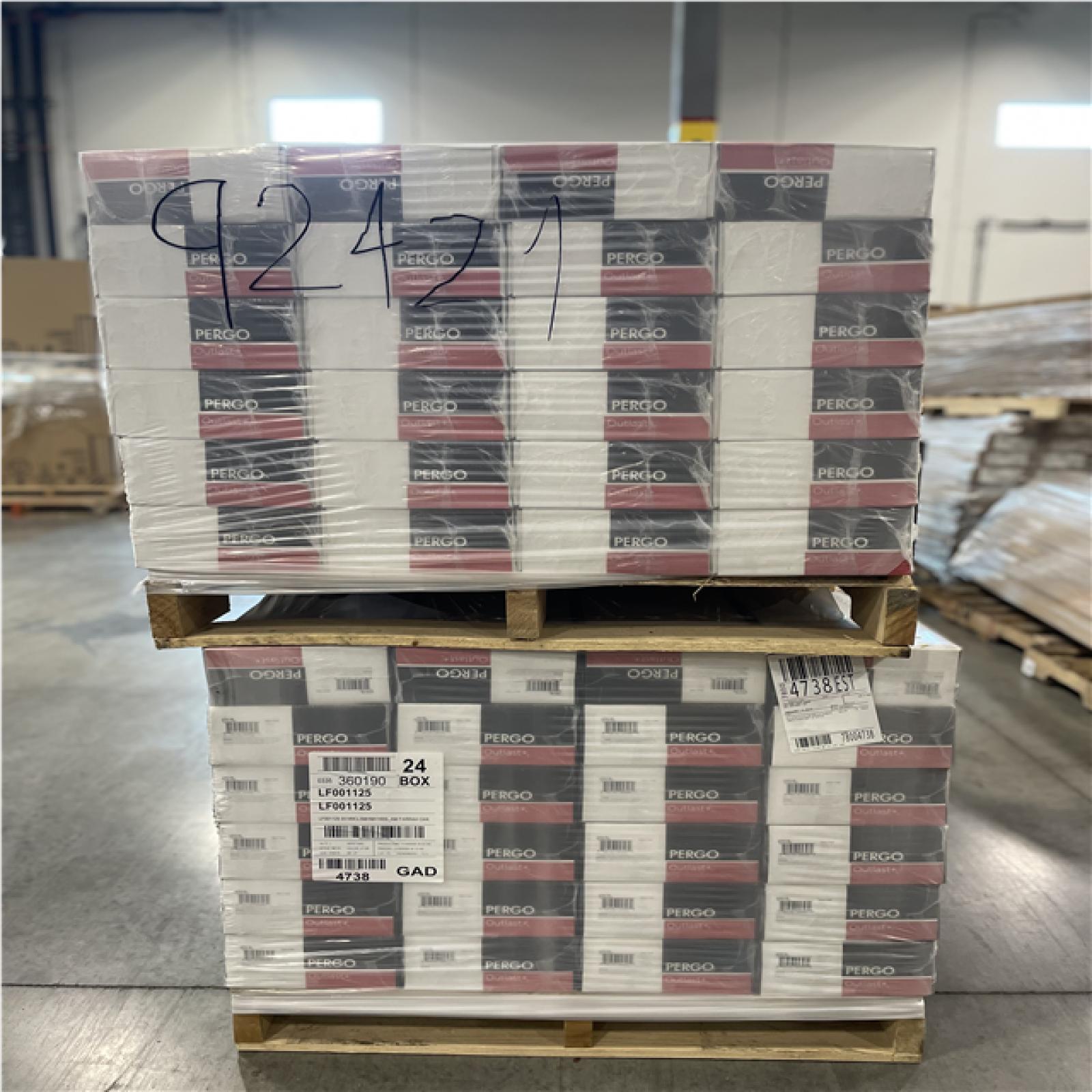 DALLAS LOCATION -Pergo Outlast+ Farrah Oak 12 mm T x 7.4 in. W Waterproof Laminate Wood Flooring (19.63 sq.ft./case) PALLET-(48 UNITS)