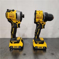 AS-IS- DEWALT ATOMIC 20-Volt MAX Lithium-Ion Cordless Combo Kit