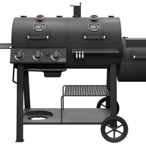 DALLAS LOCATION- NEW! Oklahoma Joe's Canyon 3-Burner Propane Gas and Charcoal Smoker and Grill