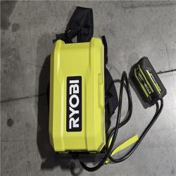 AS-IS RYOBI 40V HP Whisper Series 190 MPH 730 CFM Leaf Blower and Backpack Battery Kit