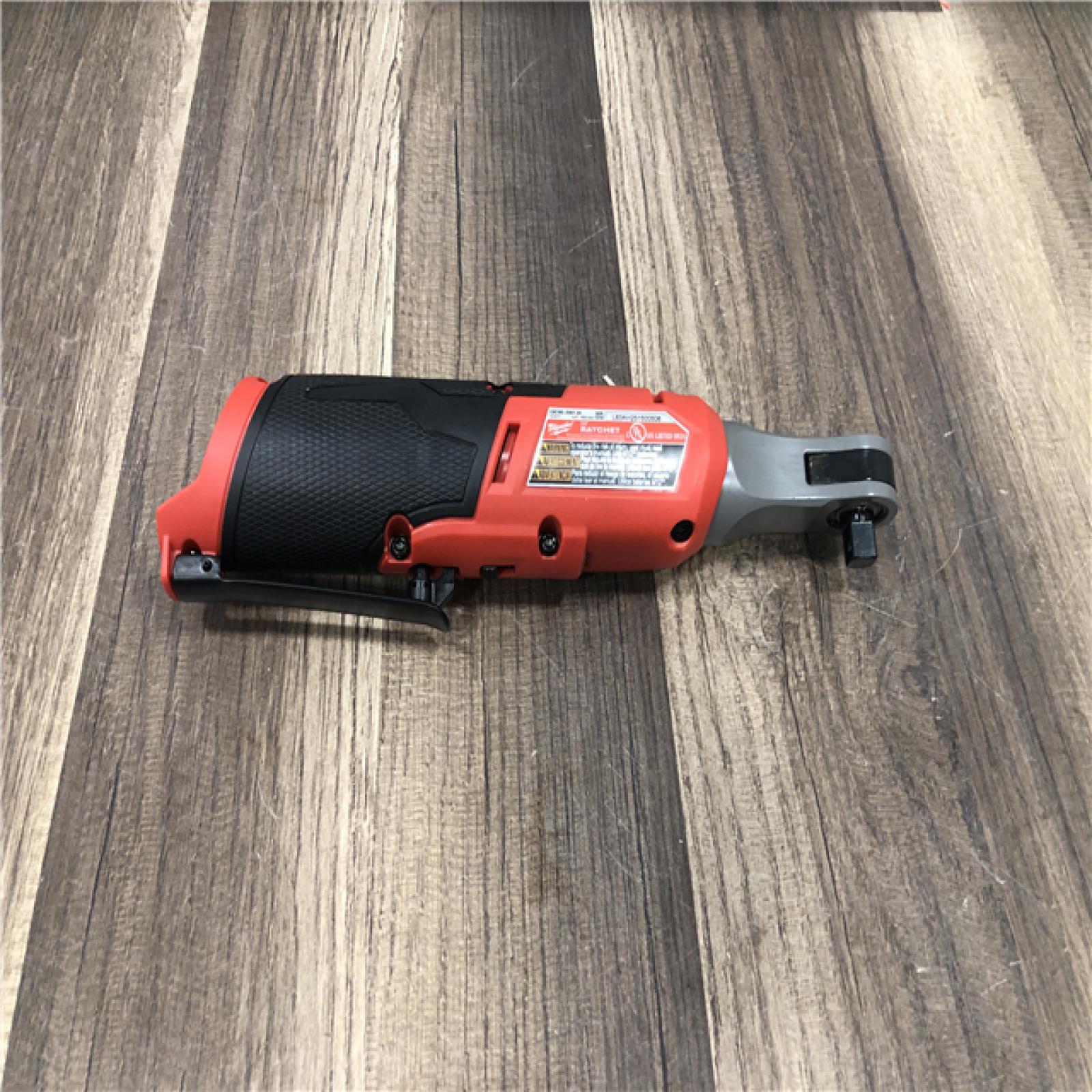 AS-IS Milwaukee FUEL 12-Volt Lithium-Ion Brushless Cordless High Speed 3/8 in. Ratchet (Tool-Only)