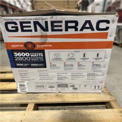 DALLAS LOCATION - Generac 3600 / 3000-Watt Dual Fuel Electric Switch Gasoline / Propane Inverter Portable Generator with COSense-IQ3600 DF