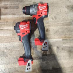 HOUSTON LOCATION - AS-IS MILWAUKEE FUEL 18V Lithium-Ion Brushless Cordless Hammer Drill and Impact Driver Combo Kit