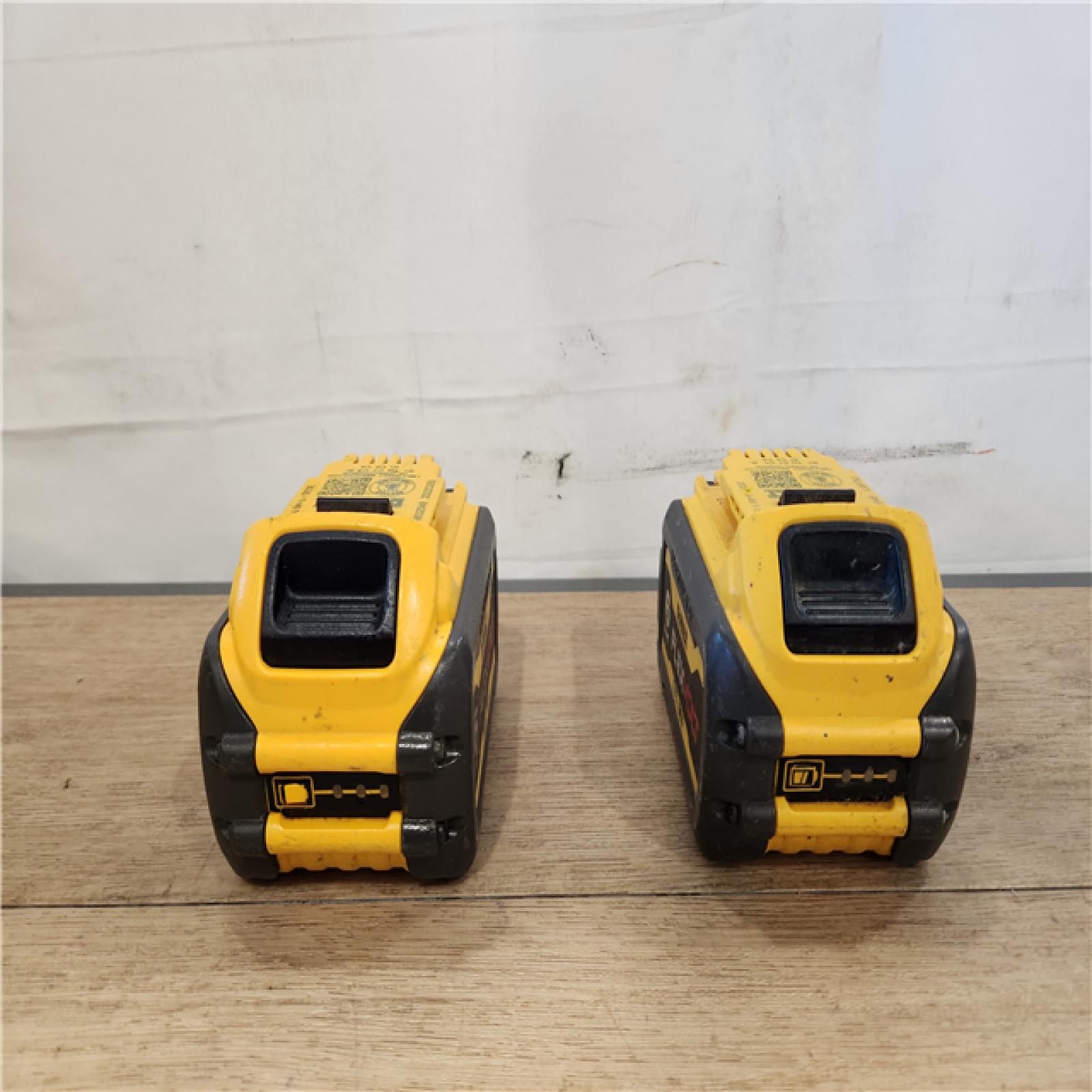 AS-IS- DEWALT FLEXVOLT 20V/60V MAX Lithium-Ion 6.0Ah Battery Pack (2 Pack)