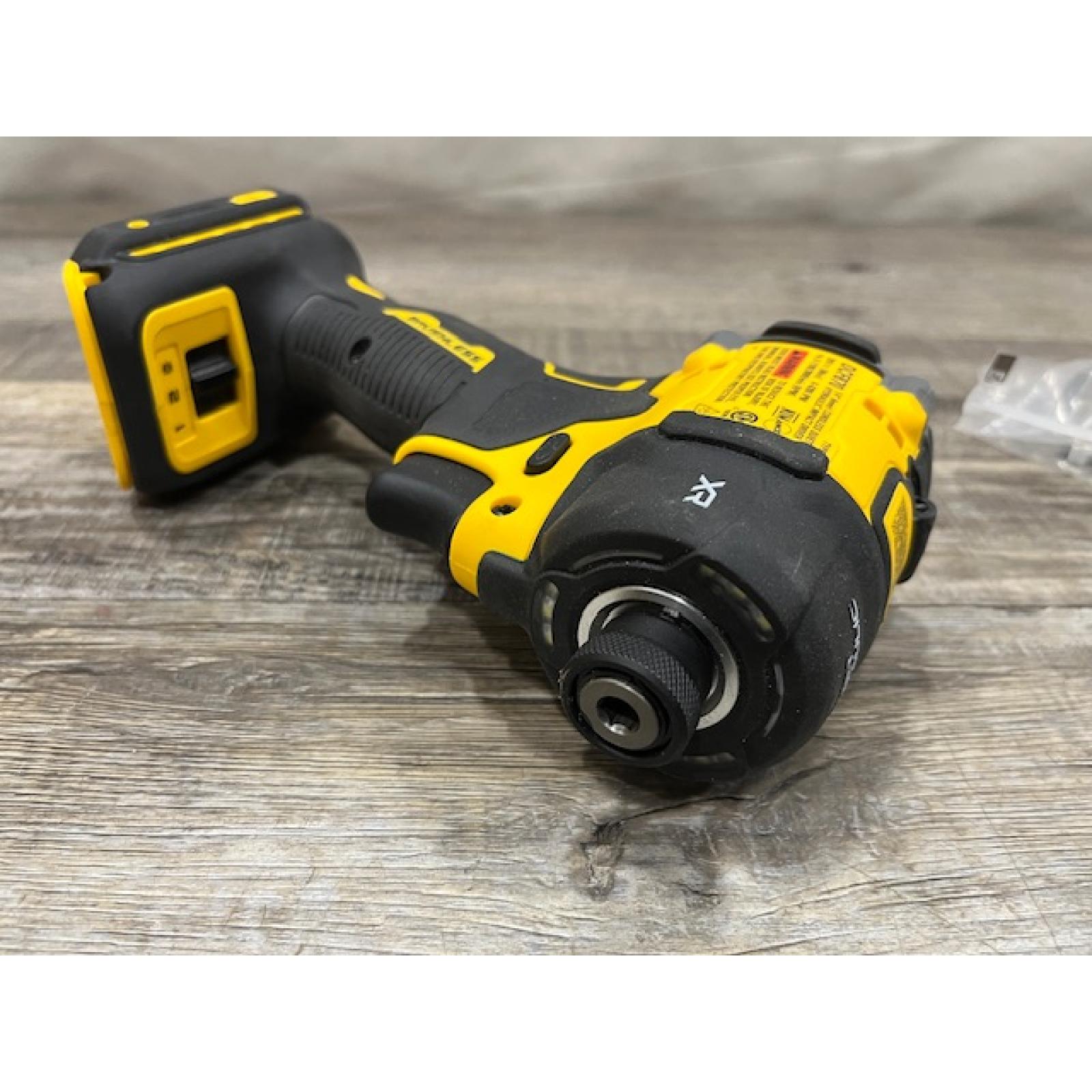 AS-IS DEWALT 20V XR Brushless Cordless 1/4 in. Quiet Hydraulic Impact Driver (Tool-Only)