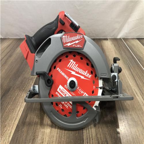 AS-IS Milwaukee FUEL 18V Lithium-Ion Brushless Cordless 7-1/4 in. Circular Saw (Tool-Only)