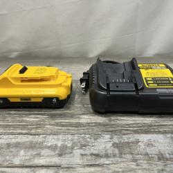 AS-IS DEWALT 20-Volt MAX Lithium-Ion 4.0Ah Battery with 12-Volt to 20-Volt MAX Charger