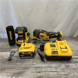 AS-IS DEWALT 20V MAX XR Lithium-Ion Cordless 2-Tool Combo Oscillating Multi-Tool and 5 Random Orbital Sander