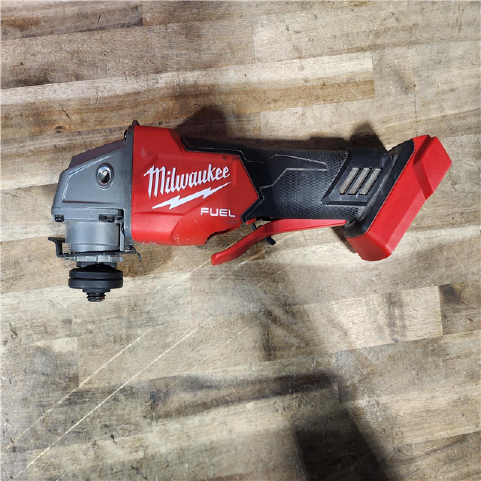 HOUSTON LOCATION - AS-IS Milwaukee 2880-20 FUEL 18-Volt Lithium-Ion Brushless Cordless 4-1/2 in./5 in. Grinder W/Paddle Switch (Tool-Only)