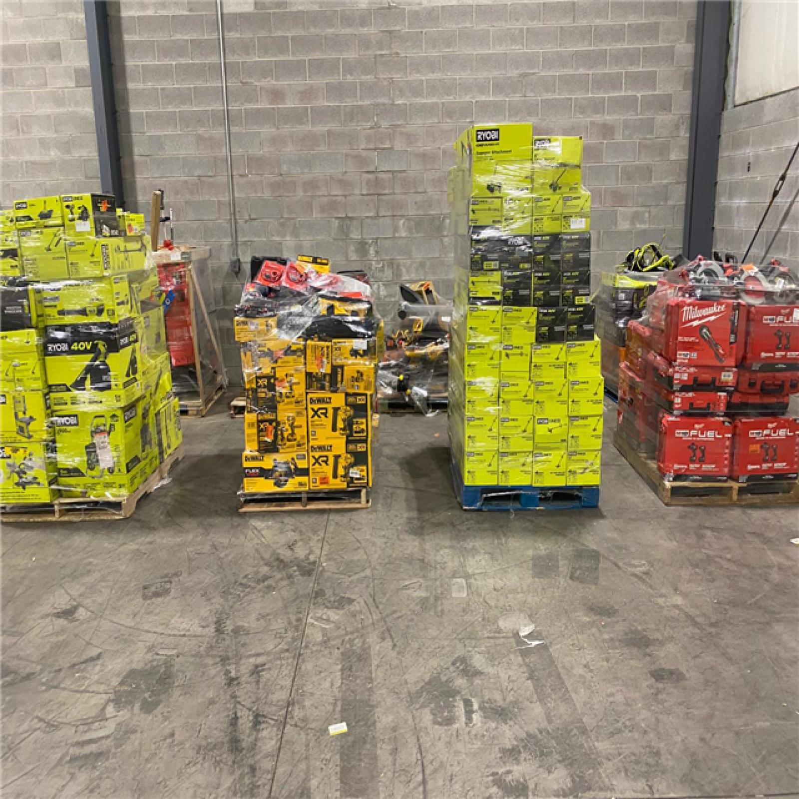 Pittston Location As-Is Power Tools Partial Truckload (9 pallets) 3115-B