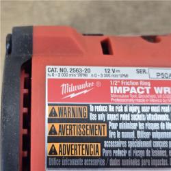 AS-IS Milwaukee FUEL 12V Cordless Stubby 1/2 in. Impact Wrench (Tool-Only)