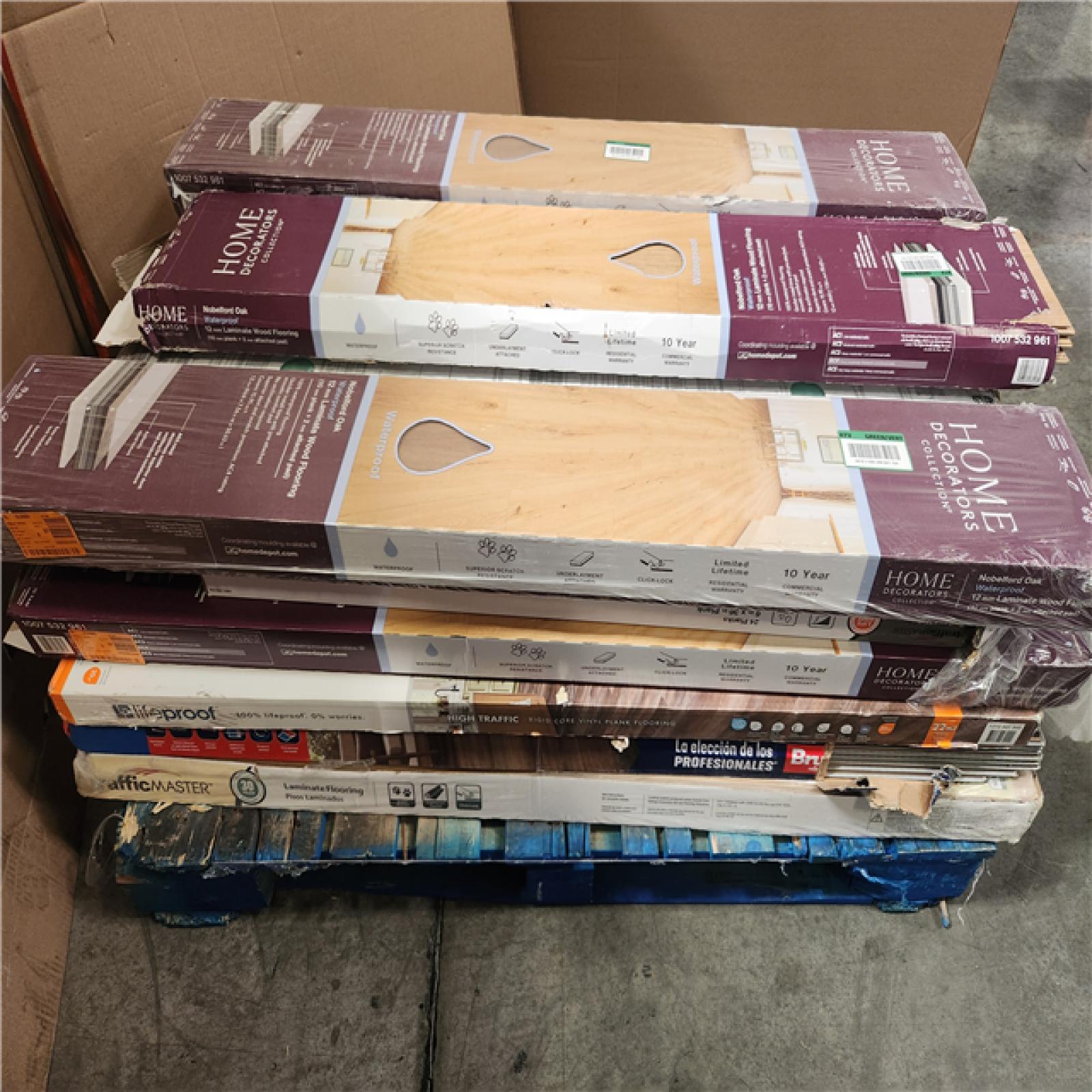 Phoenix AS-IS Mixed Vinyl  Flooring Pallet (24-Cases)