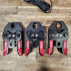 HOUSTON LOCATION - AS-IS Milwaukee-2674-22C M18 Short Throw Press Tool Kit W/ PEX Crimp Jaws