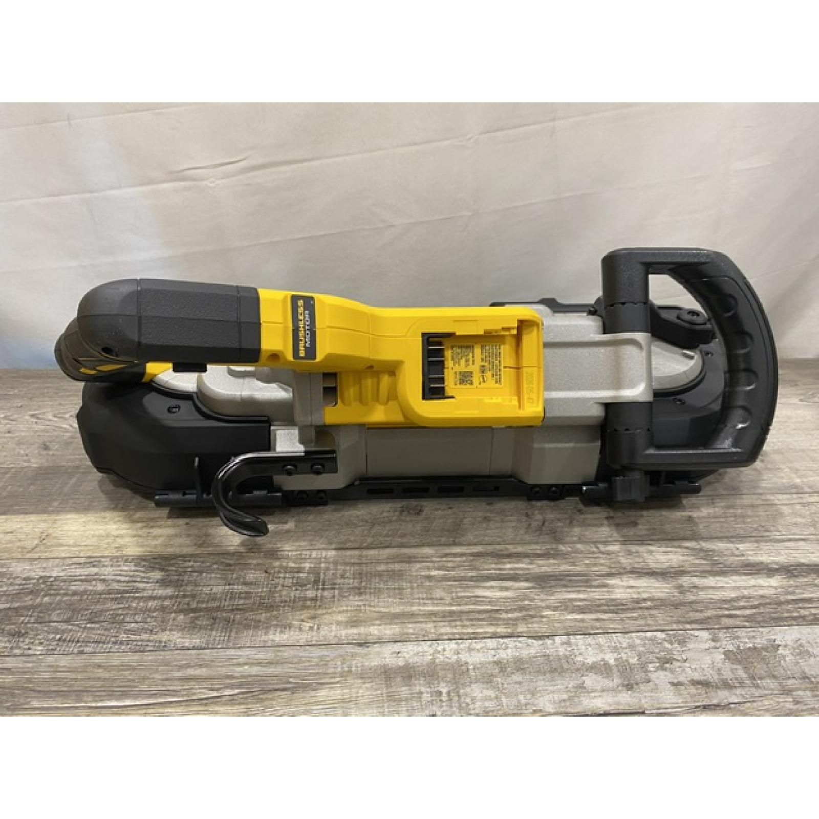 AS-IS DEWALT 20-Volt MAX Lithium-Ion Cordless Brushless Deep Cut Band Saw (Tool-Only)