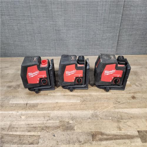 HOUSTON LOCATION - AS-IS MILWAUKEE 3 LASER TOOL COMBO