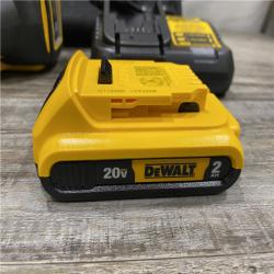 AS-IS DEWALT 20V MAX XR 16-Gauge Electric Cordless Angled Finishing Nailer Kit