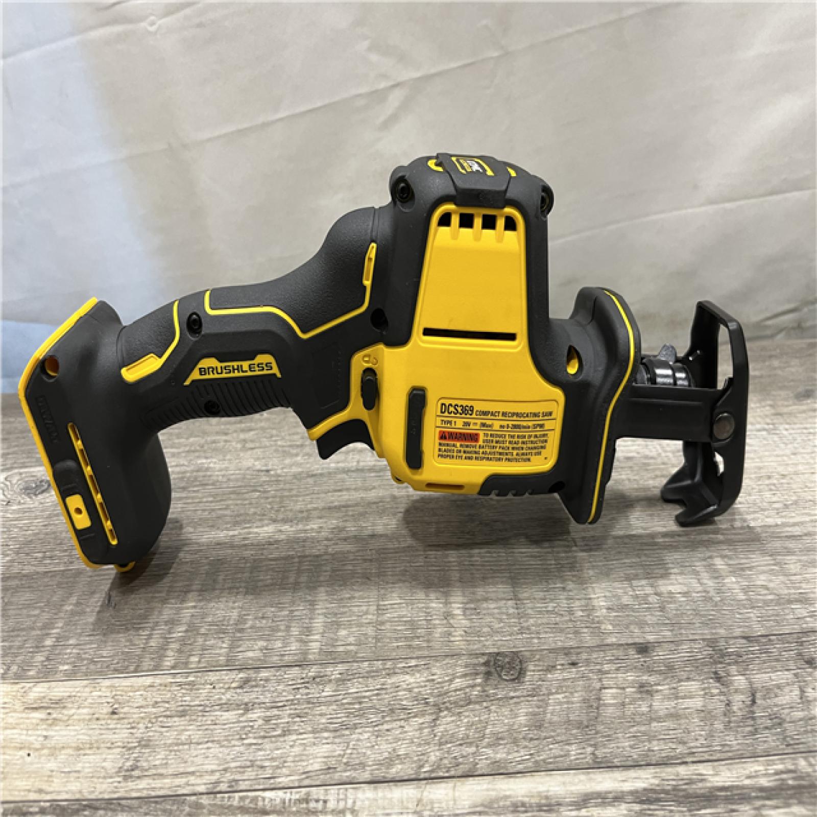 AS-IS DEWALT ATOMIC 20V MAX Cordless Brushless Compact Reciprocating Saw (Tool Only)