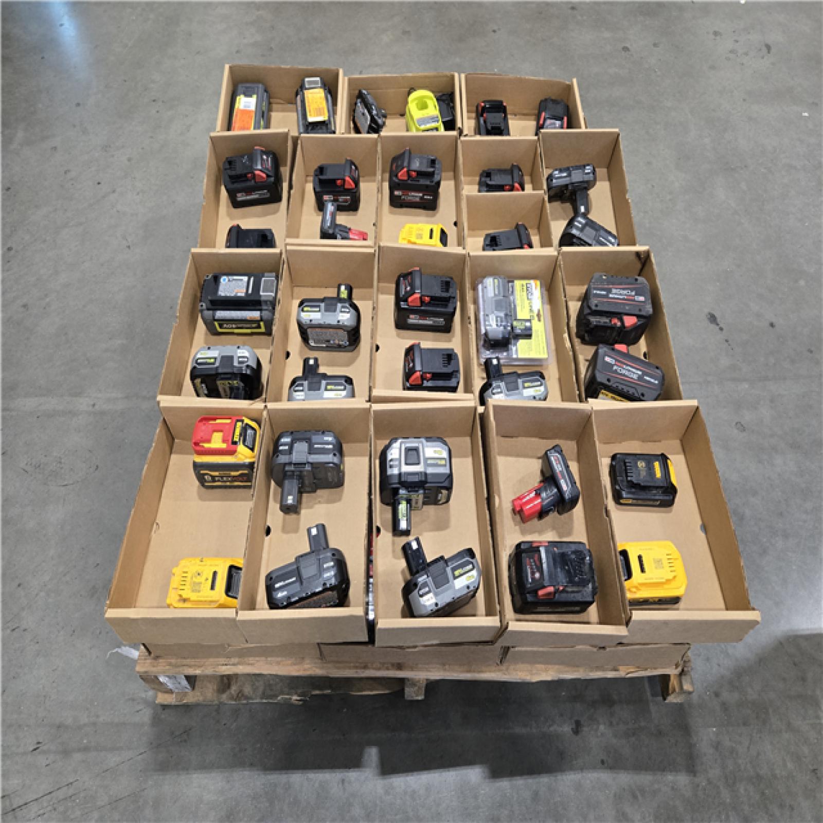 DALLAS LOCATION AS-IS- BATTERY PALLET