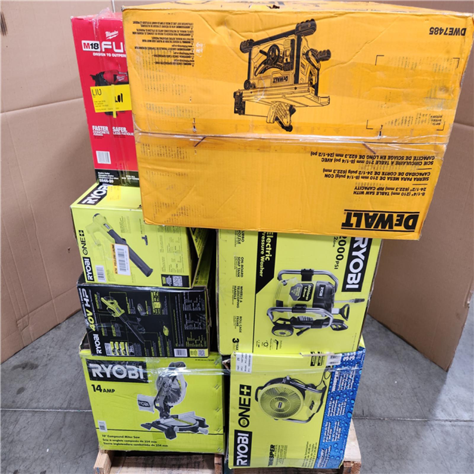 CALIFORNIA AS-IS TOOL PALLET