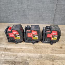HOUSTON LOCATION - AS-IS MILWAUKEE 3 LASER TOOL COMBO