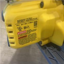 AS-IS DEWALT FLEXVOLT 60V MAX Cordless Brushless 7-1/4 in. Wormdrive Style Circular Saw (Tool Only)