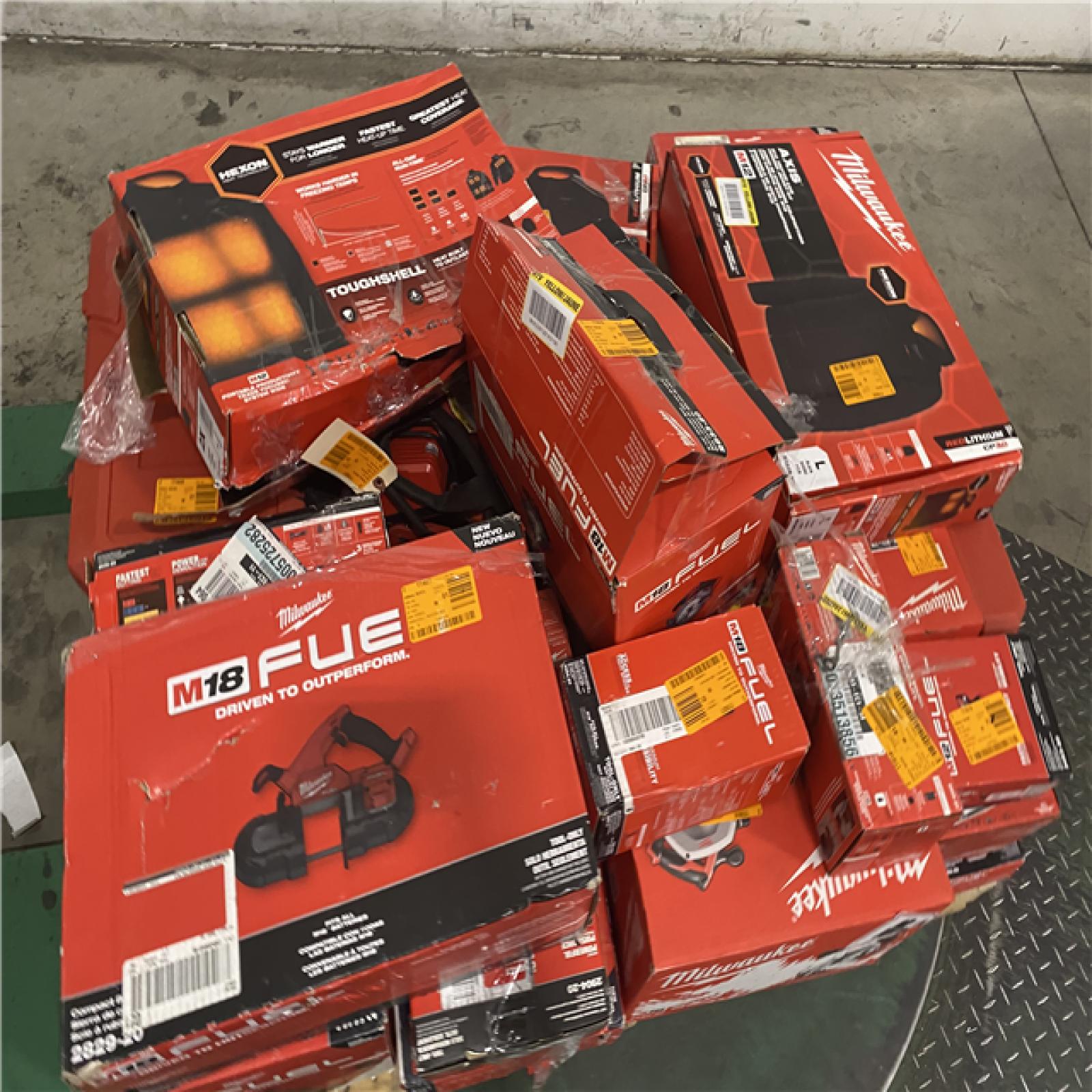Dallas Location - As-Is MILWAUKEE Tool Pallet