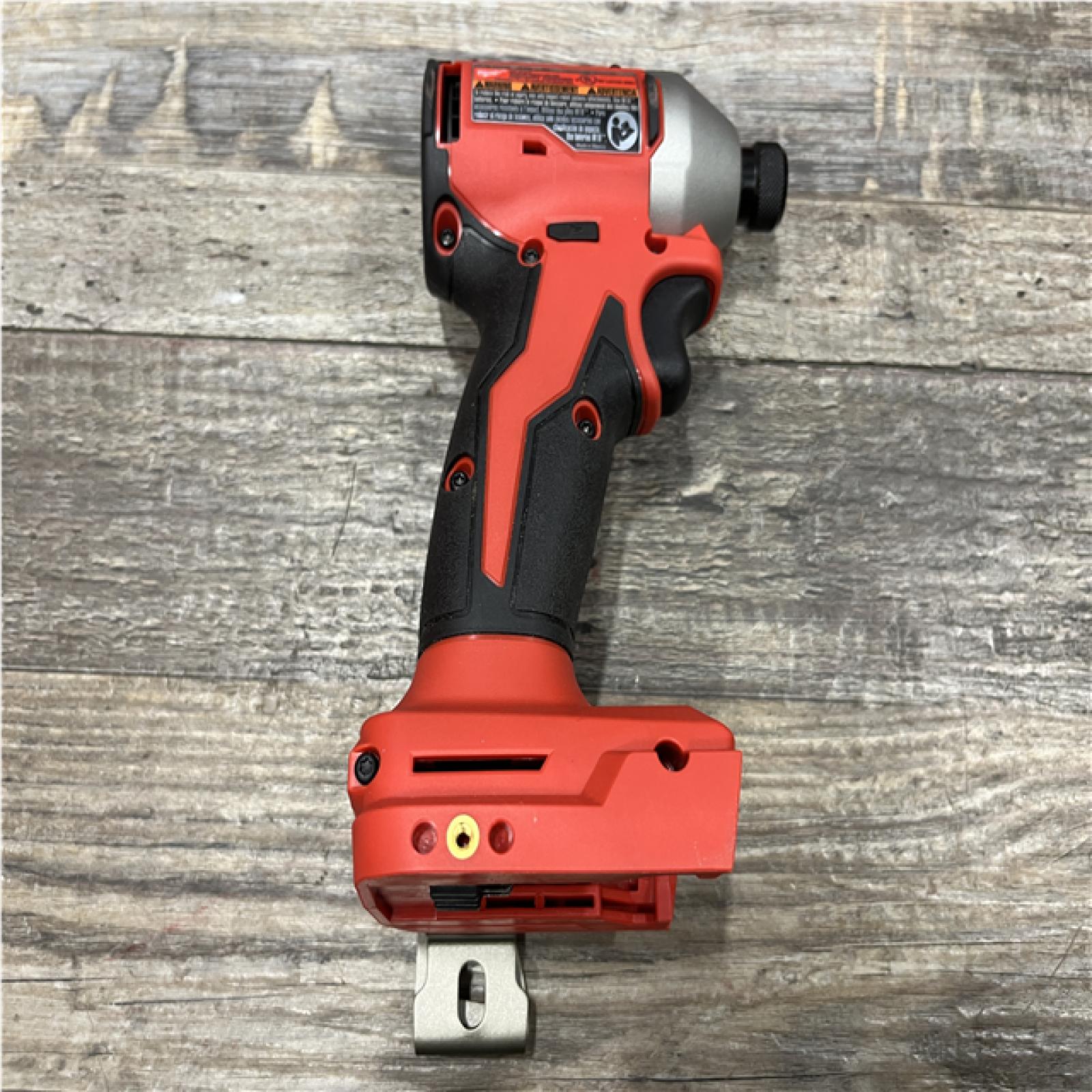 AS-IS Milwaukee 18-Volt Lithium-Ion Compact Brushless Cordless 1/4 in. Impact Driver Kit