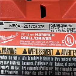 AS-IS Milwaukee FUEL 12-Volt Lithium-Ion Brushless Cordless Hammer Drill and Impact Driver Combo Kit