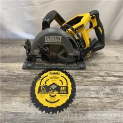 AS-IS DEWALT FLEXVOLT 60V MAX Cordless Brushless 7-1/4 in. Wormdrive Style Circular Saw (Tool Only)