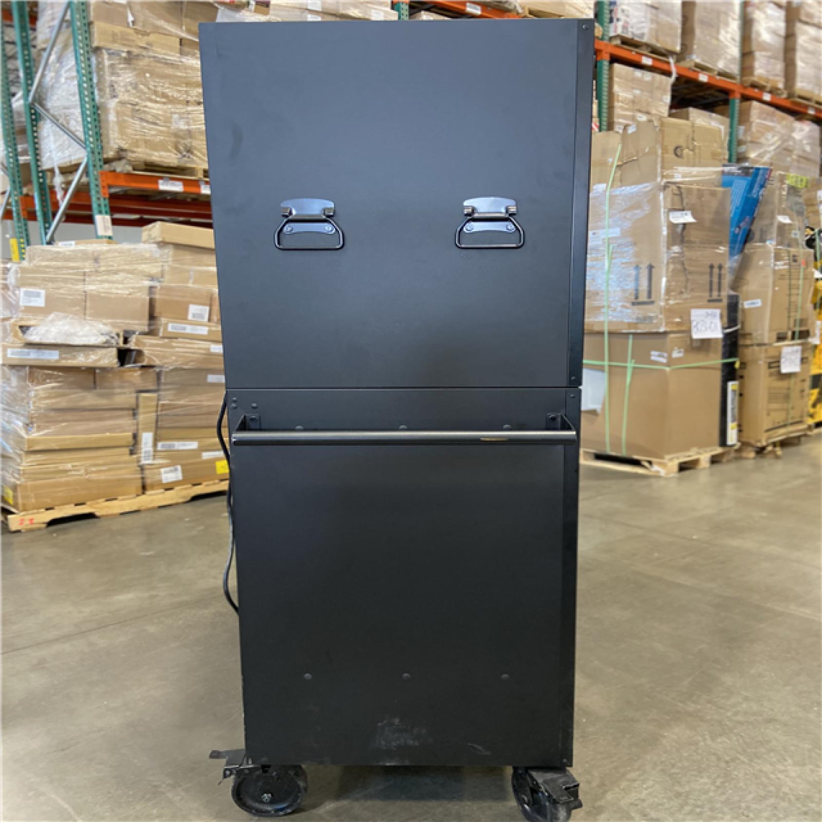 DALLAS LOCATION - Husky Modular Tool Storage 62 in. W X 24 in. D Heavy Duty Matte Black Mobile Workbench Cabinet with Stainless Steel Top