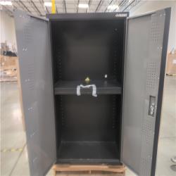 CALIFORNIA AS-IS HUSKY FIXED  2 DOOR CABINET