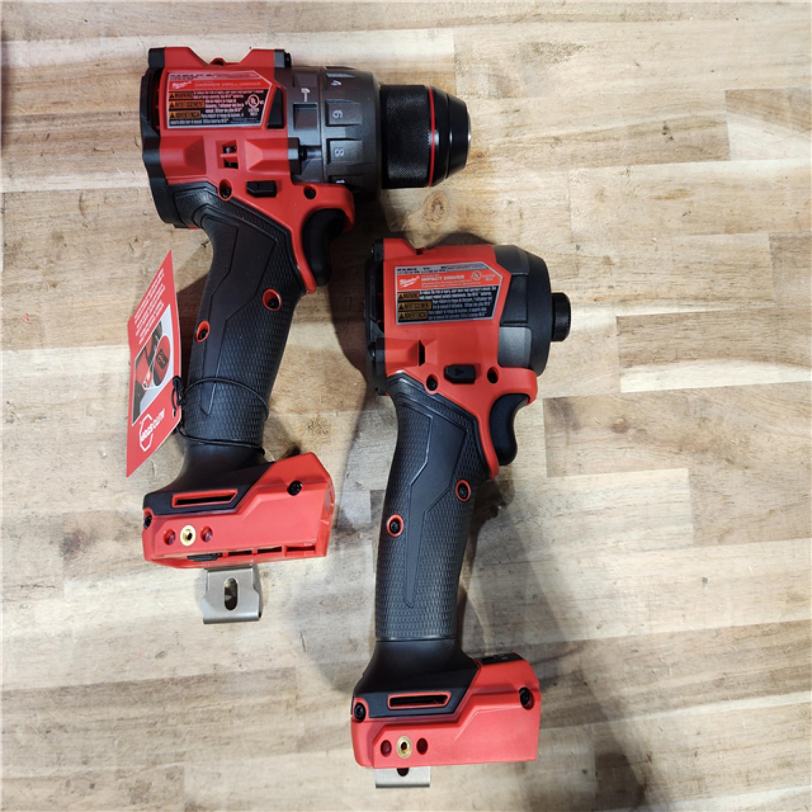 HOUSTON LOCATION - AS-IS (APPEARS LIKE NEW) Milwaukee FUEL 18V Lithium-Ion Brushless Cordless Hammer Drill and Impact Driver Combo Kit
