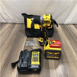 AS-IS DEWALT 20V MAX XR Lithium-Ion Brushless Cordless 1/2 in. Drill/Driver Kit