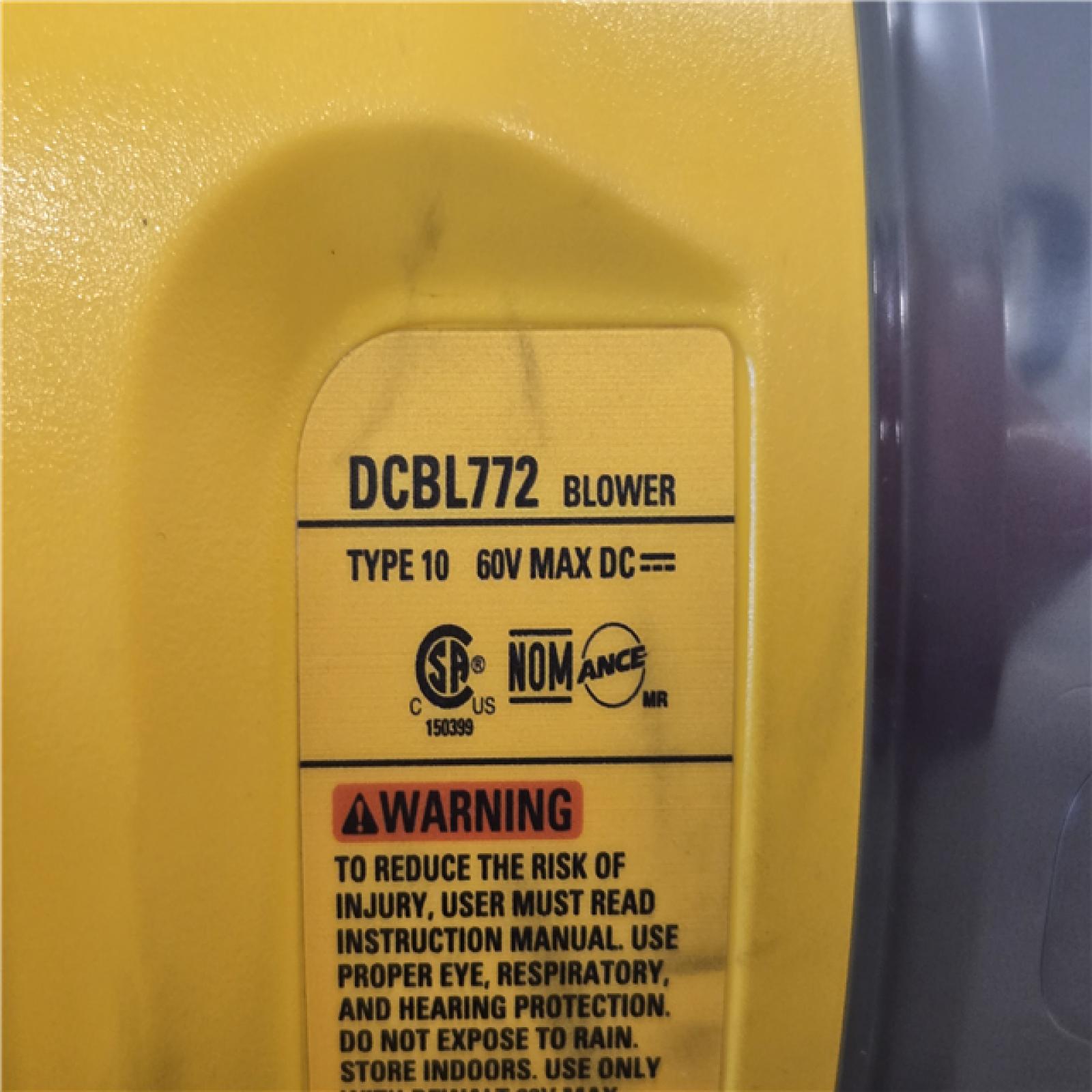 AS-IS DEWALT FLEXVOLT 60V MAX 125 MPH 600 CFM Cordless Blower (Tool Only)