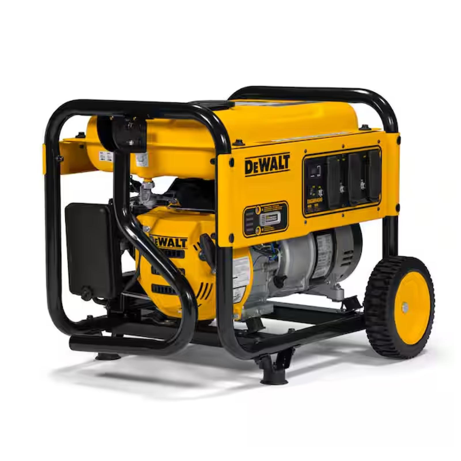 DALLAS LOCATION - DEWALT 4500 / 4000- Watt Gas Powered Portable Generator with Idle Control, Covered Outlets and CO Protect -DXGNR4000