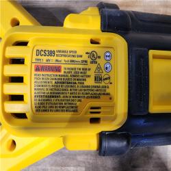 HOUSTON LOCATION - AS-IS DeWalt DCS389B FLEXVOLT 60V MAX Cordless Brushless Reciprocating Saw (Tool-Only)