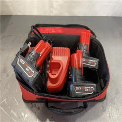 AS-IS - Milwaukee M12 12-Volt Lithium-Ion XC Battery Pack Starter Kit with Charger