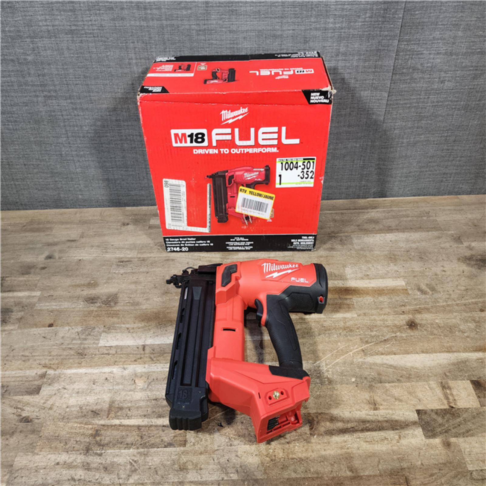 HOUSTON LOCATION - AS-IS Milwaukee FUEL 18-Volt Lithium-Ion Brushless Cordless Gen II 18-Gauge Brad Nailer (Tool-Only)