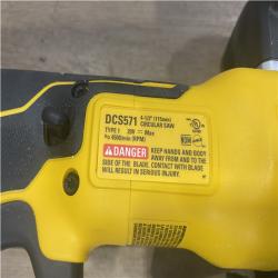 AS-IS DEWALT ATOMIC 20V MAX Cordless Brushless 4-1/2 in. Circular Saw (Tool Only)