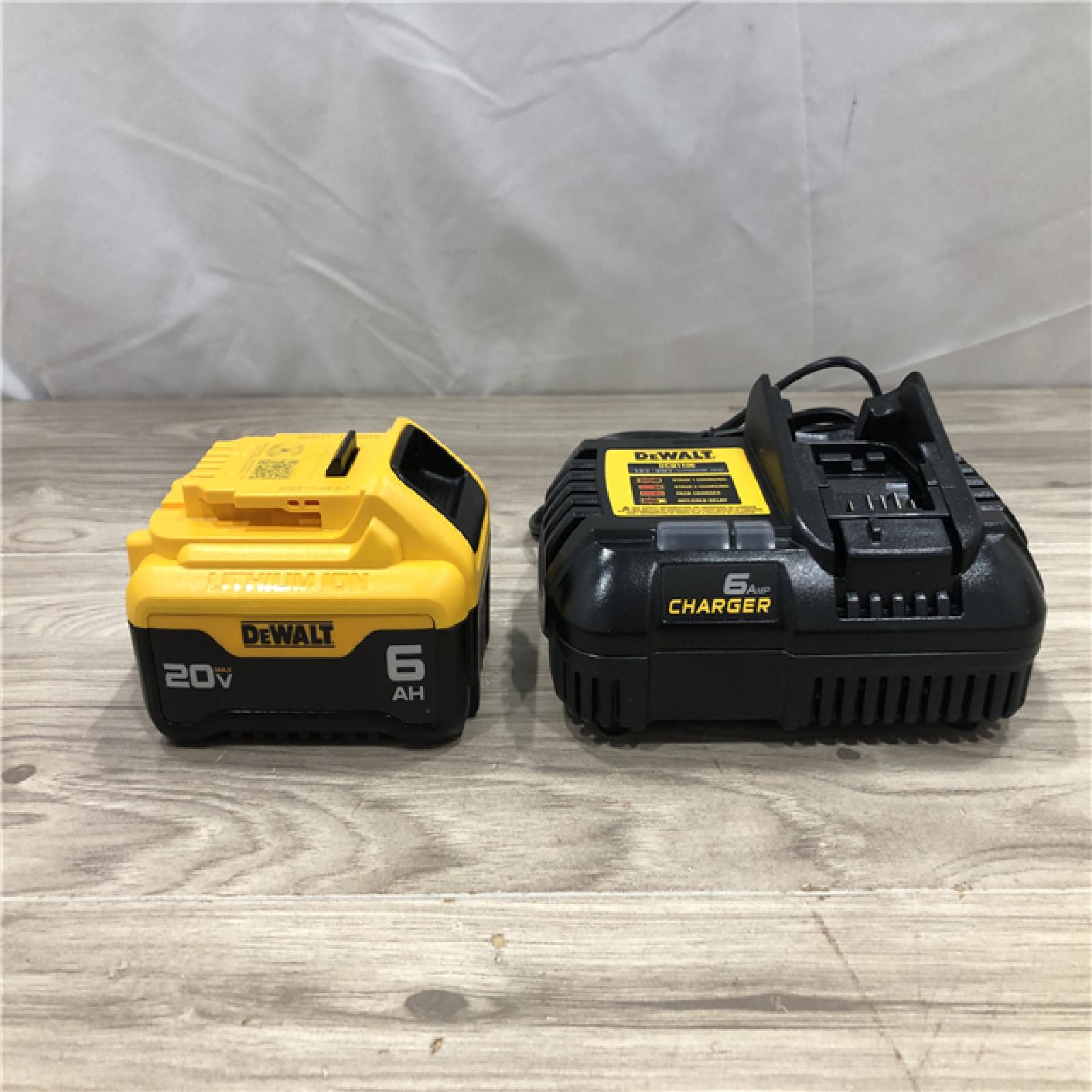 AS-IS DEWALT 20V MAX Lithium-Ion 6.0 Ah Battery Kit