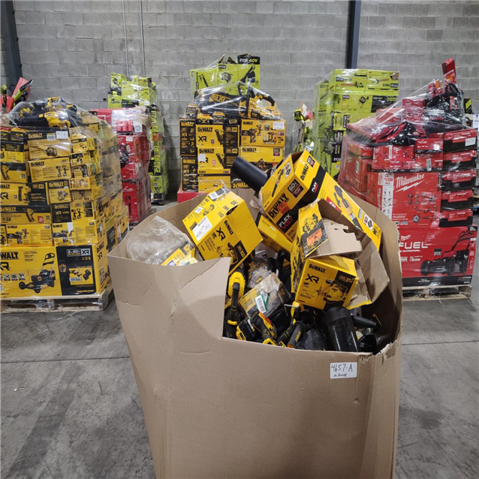Pittston Location As-Is Power Tools Partial Truckload (10 Pallets) 4657-A