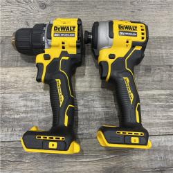 AS-IS DEWALT ATOMIC 20-Volt MAX Lithium-Ion Cordless Combo Kit