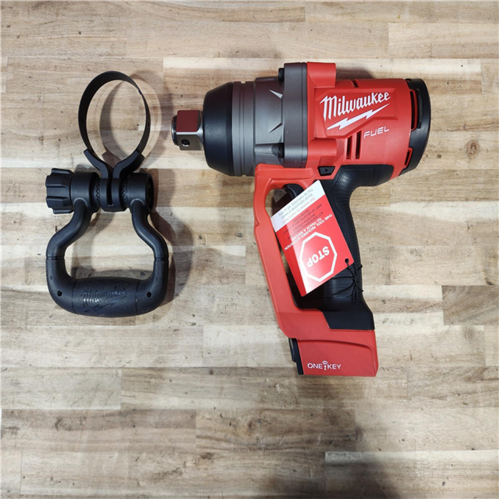 HOUSTON LOCATION - AS-IS (APPEARS LIKE NEW) Milwaukee FUEL ONE-KEY 18V Lithium-Ion Brushless Cordless 1 in. Impact Wrench with Friction Ring (Tool-Only)