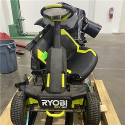 Dallas Location - As-Is RYOBI R1 80V HP 30 in. Riding Lawn Mower