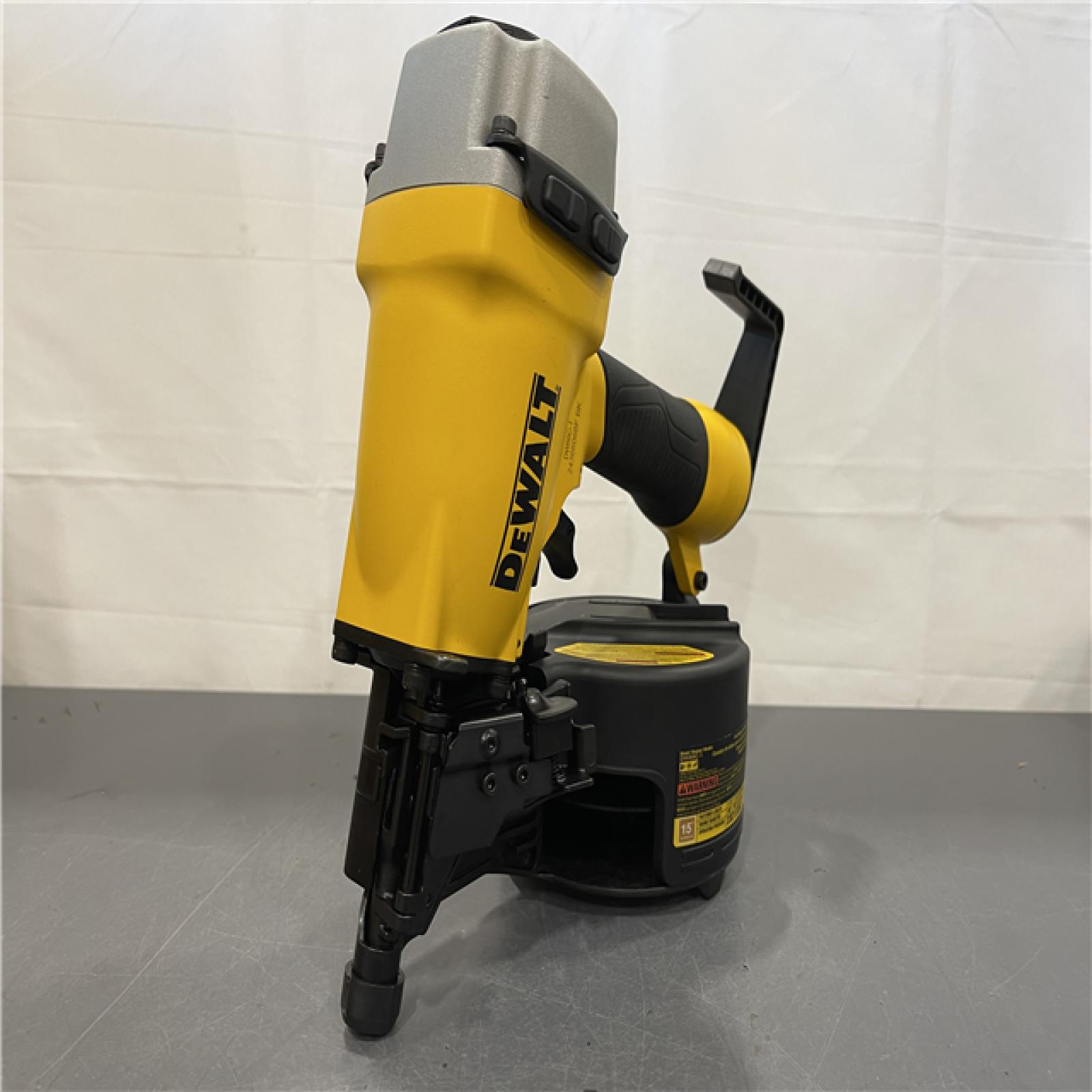 AS-IS - DeWalt Pneumatic 15-Degree Coil Corded Siding Nailer