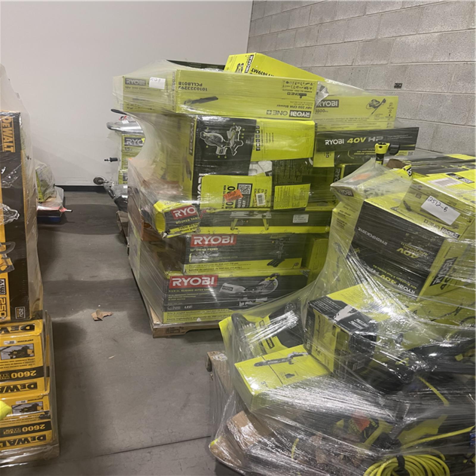 Pittston Location As-Is Power Tools Partial Truckload (11 pallets) 2515-B