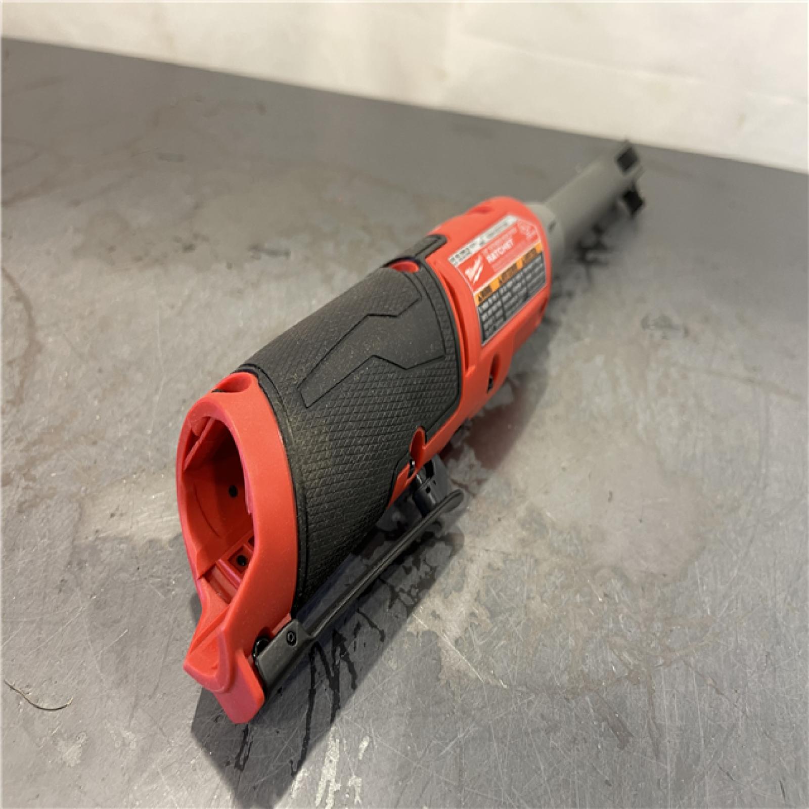 AS-IS - Milwaukee M12 FUEL 12V Lithium-Ion Brushless Cordless 3/8 in. Extended Reach High Speed Ratchet