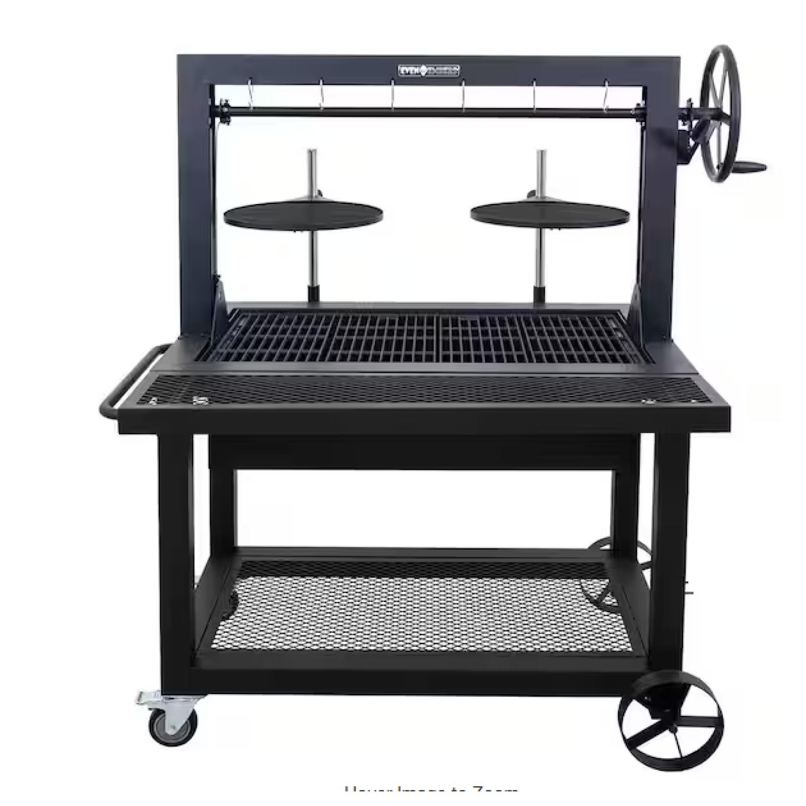 DALLAS LOCATION- Even Embers Santa Maria Charcoal and Wood Grill with Cover Pallet (3 Units)