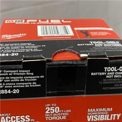 NEW - Milwaukee FUEL GEN-3 18V Lithium-Ion Brushless Cordless 3/8 in. Compact Impact Wrench with Friction Ring (Tool-Only)