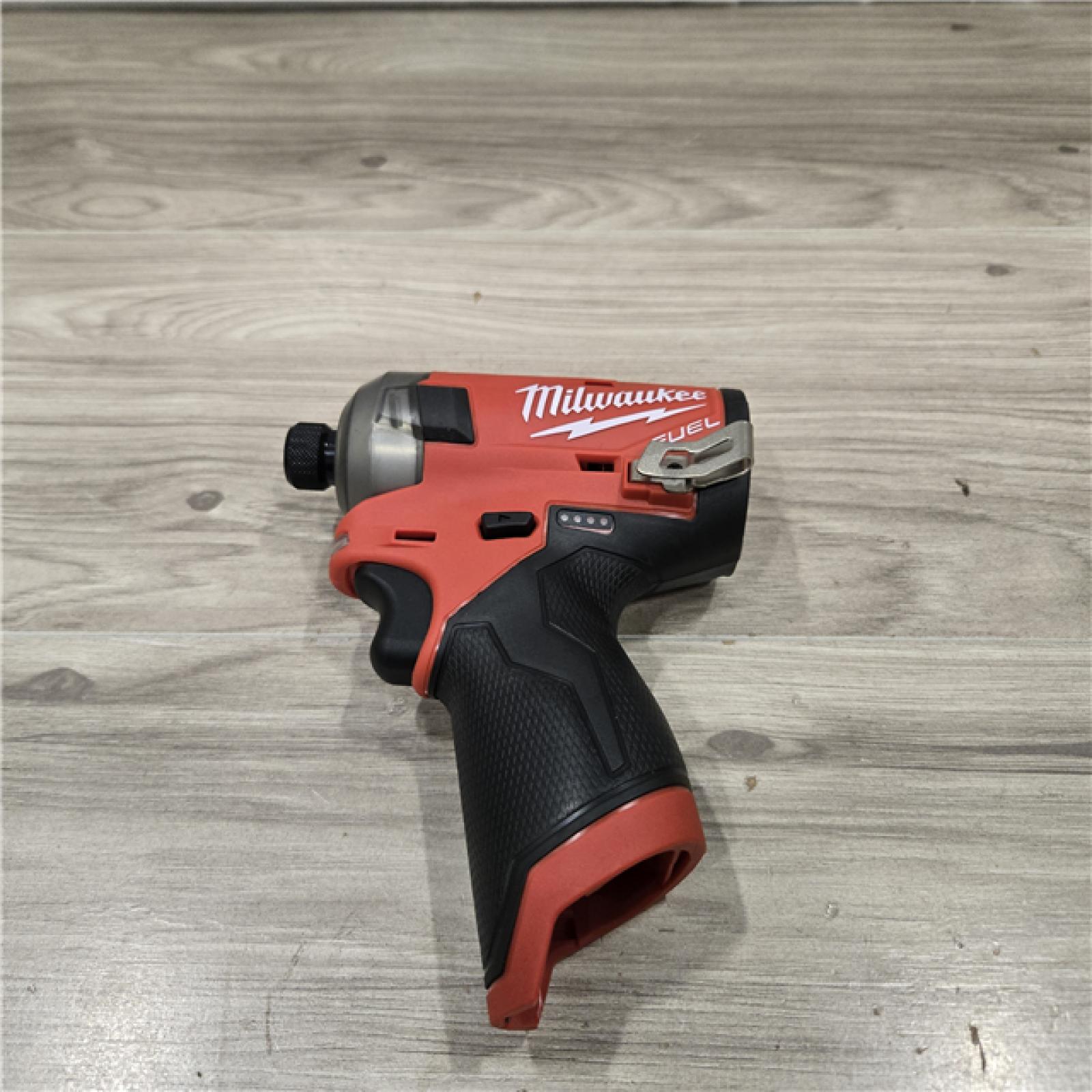 AS-IS Milwaukee M12 FUEL SURGE 12V Cordless 1/4 in. Hex Impact Driver Compact Kit